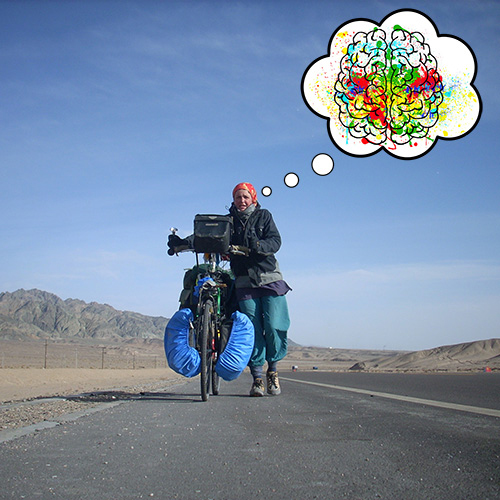 Balader son cerveau à bicyclette